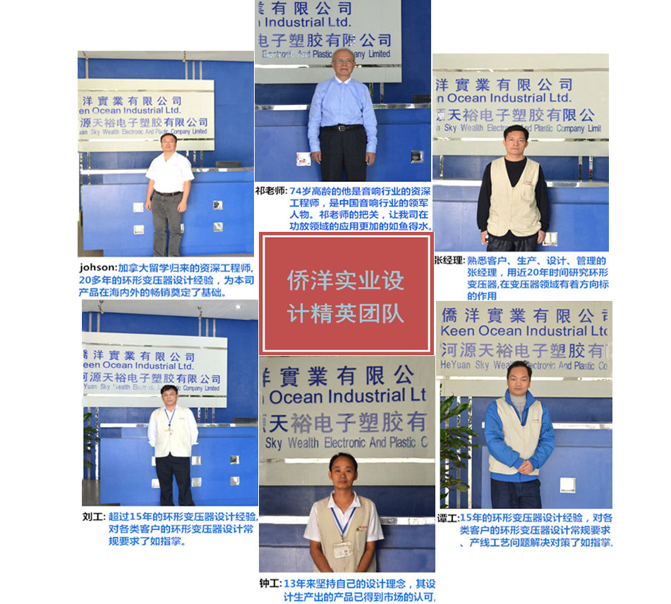 僑洋實業(yè)技術(shù)團隊